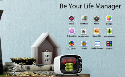 Parlante Bluetooth Inteligente 2 en 1 con Reloj Despertador - Image 4