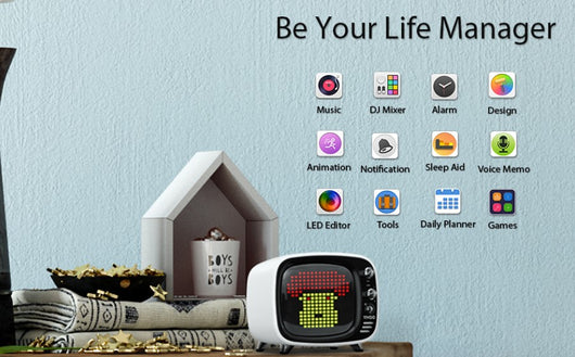 Parlante Bluetooth Inteligente 2 en 1 con Reloj Despertador - Image 4