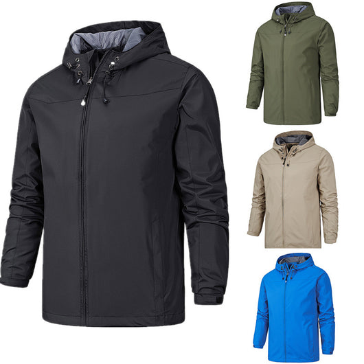 Chaqueta de Montaña Impermeable y Cortavientos para Hombre - Todas las Estaciones
