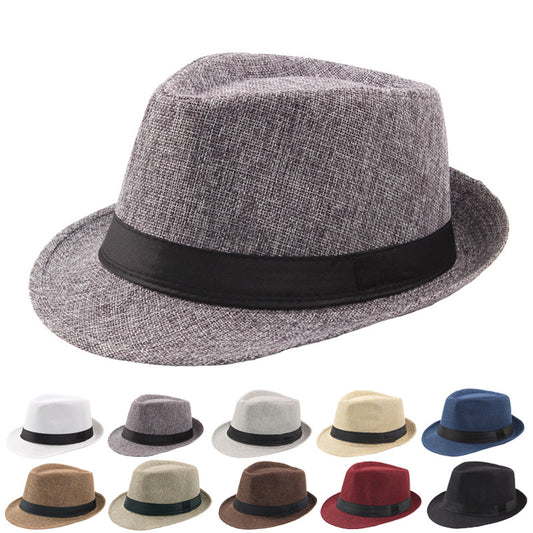 Sombrero de Lino Premium para Hombre - Estilo Personalidad