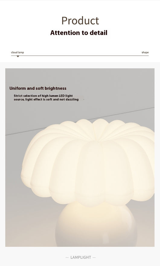 Lámpara Nocturna LED Seta para Dormitorio - Protección Visual Suave - Image 27