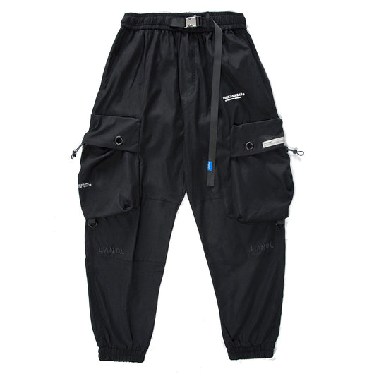 Pantalones Sueltos Hip-Hop con Bolsillos de Herramientas - Image 6