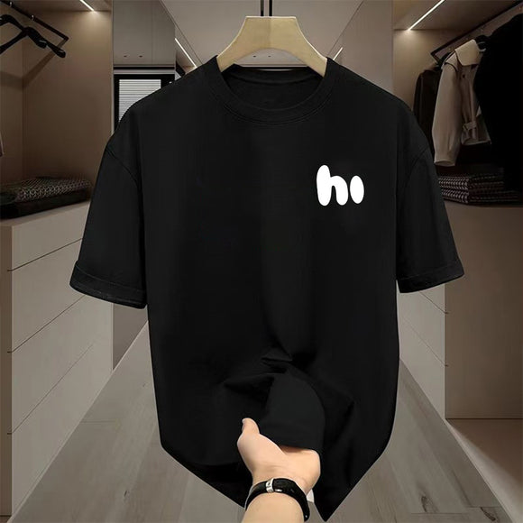 Camiseta Deportiva de Manga Corta para Hombre con Diseño Estampado