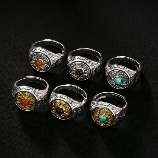Anillo Retro Personalidad Tendencia Dominio para Hombre - Image 8