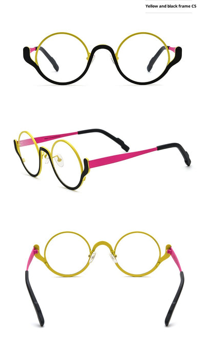 Lentes Redondos de Titanio Ultraligero en Colores Vibrantes - Image 11