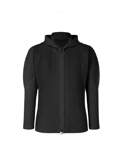 Suéter Hoodie Hombre con Cierre Doble y Pliegues Tridimensionales - Image 11
