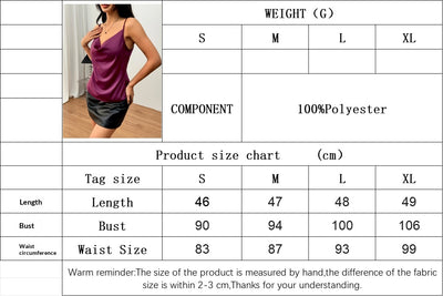 Blusa Satinada Suelta y Elegante sin Mangas para Mujer - Image 7