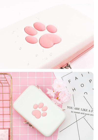 Bolsa Organizadora Cuadrada con Diseño de Patitas de Gato - Image 3