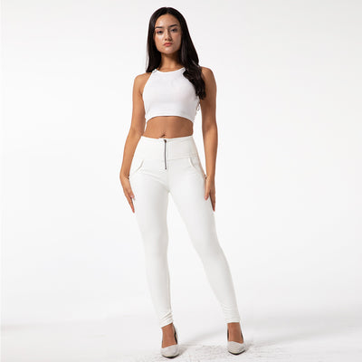 Leggings Levantador de Cadera con Tela Elástica Melocotón