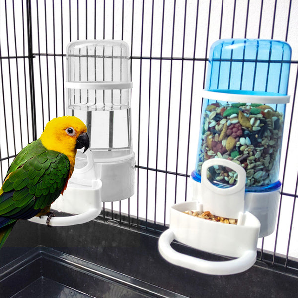 Bebedero Automático para Aves con Diseño Ergonómico Azul