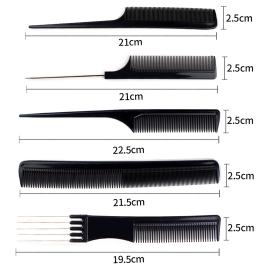 Set de 10 Peines Profesionales para Todo Tipo de Cabello - Image 8