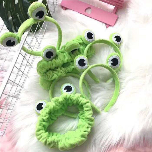 Diadema Infantil Rana Verde Kawaii Net Red - Image 2