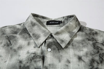 Camisa Suelta Tie-Dye Tinta para Hombre - Estilo Fresco y Moderno - Image 10