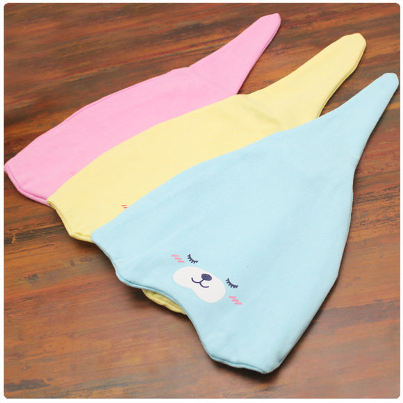 Gorro de Dormir Suave en Algodón para Bebé con Diseño Cartoon