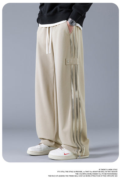 Pantalones Joggers Deportivos de Tres Franjas - Estilo Urbano Primavera - Image 21
