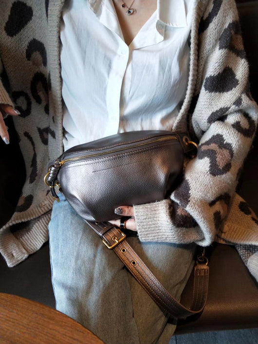 Bolso Bandolera de Cuero Genuino con Correa Ancha Ajustable - Image 17
