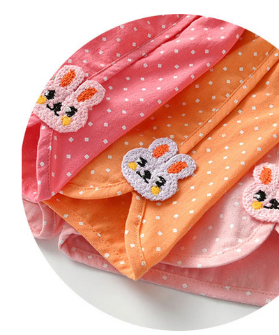 Shorts Holgados para Niñas con Estampado de Lunares Estilo Occidental - Image 13