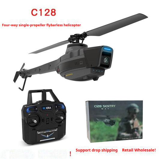 Dron Black Bee con Cámara - Control Remoto de 4 Canales sin Alerones - Image 3