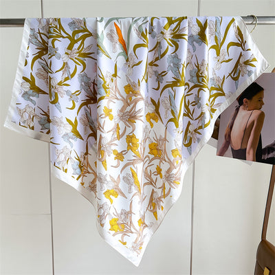 Pañuelo de Seda Estampado Cuadrado Premium Twill - Image 68