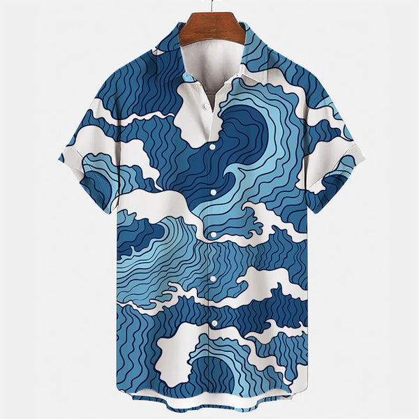 Camisa Estampada Casual para Hombre