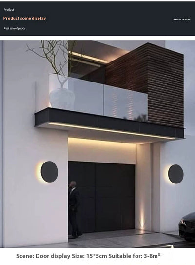 Lámpara LED para Exterior Minimalista Resistente al Agua - Image 12