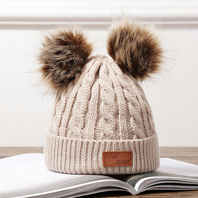 Gorras de Piel de Mapache para Bebés y Niños - Image 14