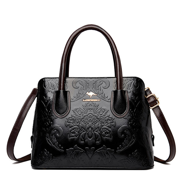 Bolsa Étnica con Estampado Floral Presión - Image 4
