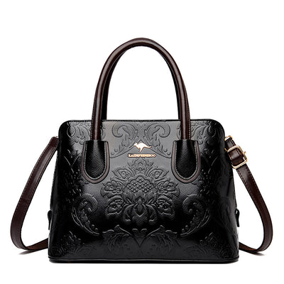 Bolsa Étnica con Estampado Floral Presión - Image 4