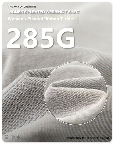 Camiseta Americana de Cintura Fruncida con Efecto Reductor - Image 8