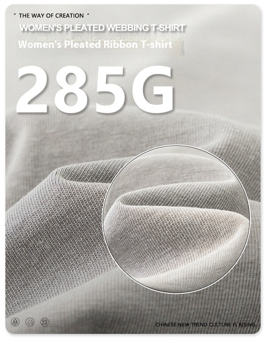 Camiseta Americana de Cintura Fruncida con Efecto Reductor - Image 8