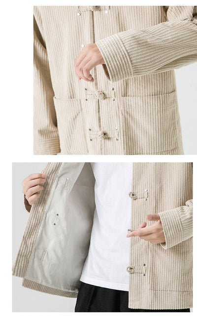 Chaqueta de Pana Han Mejorada - Abrigo Versátil de Algodón - Image 22