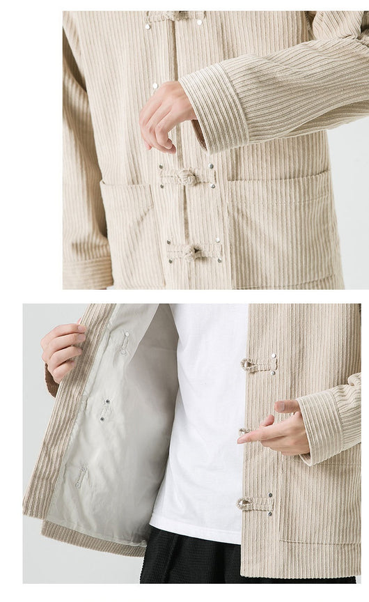Chaqueta de Pana Han Mejorada - Abrigo Versátil de Algodón - Image 22