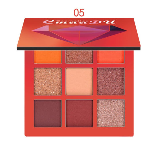 Paleta de 9 Sombras Diamantadas con Brillo Intenso - Image 10