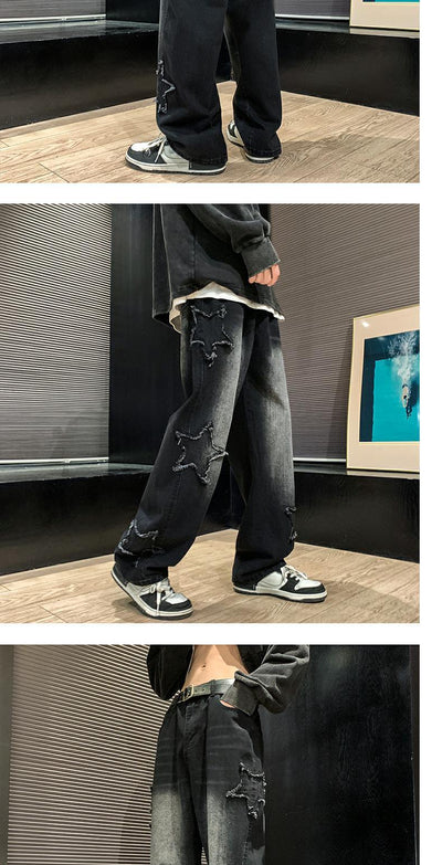Pantalones Rectos Holgados de Pierna Ancha - Estilo Urbano Moderno - Image 10
