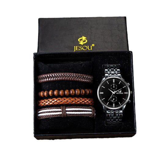Conjunto de Regalo: Reloj, Cinturón y Pulsera Premium - Image 5