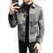 Saco de Lana Cuadrillé Slim Fit para Hombre