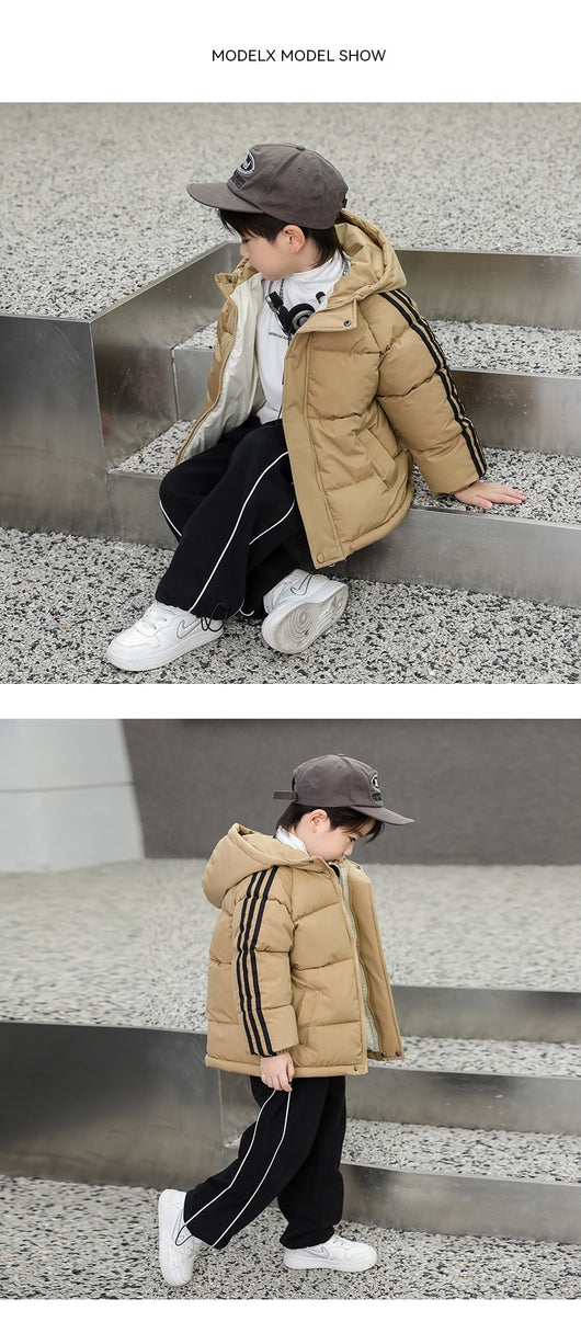 Abrigo Infantil de Algodón Reforzado para Otoño e Invierno - Image 14