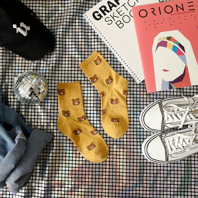 Calcetines Tubo Estampados para Mujer con Diseños Divertidos - Image 13