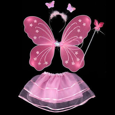 Vestido de tres piezas con alas de mariposa - Image 4