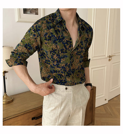Camisa Floral Suelta de Manga Corta - Estilo Trendy y Elegante - Image 10