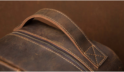 Mochila de Cuero para Hombre - Viajes y Negocios - Image 16