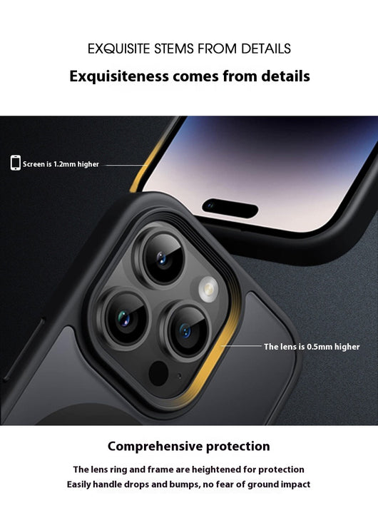 Funda iPhone 15 Pro Max con Efecto Mate, Amortiguación de Aire y Protección Magnética - Image 15