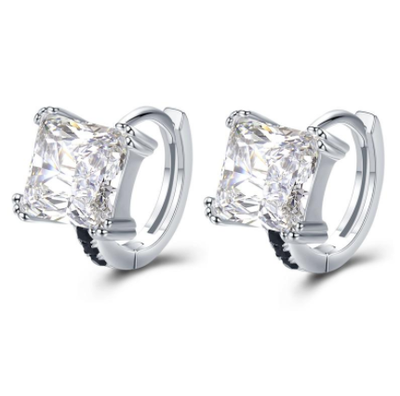 Aretes de Plata Esterlina con Circón