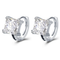 Aretes de Plata Esterlina con Circón