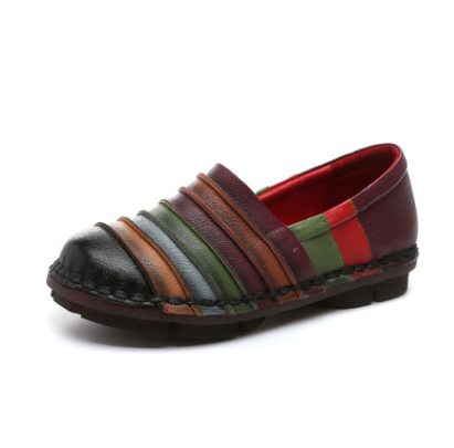 Zapatos de Cuero para Mujer con Suela Suave y Costura Artesanal - Image 7