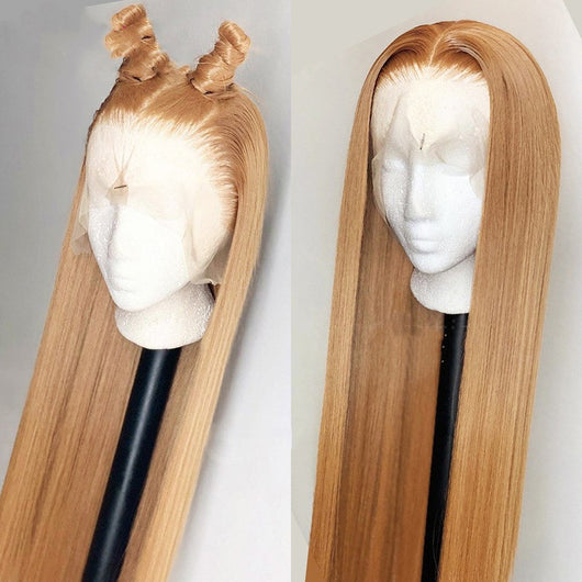 Diadema de Encaje con Cabello Natural Liso - Image 7