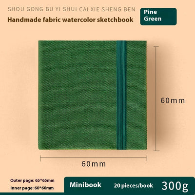 Cuaderno de Acuarela Portátil para Artistas - Formato Cuadrado - Image 11