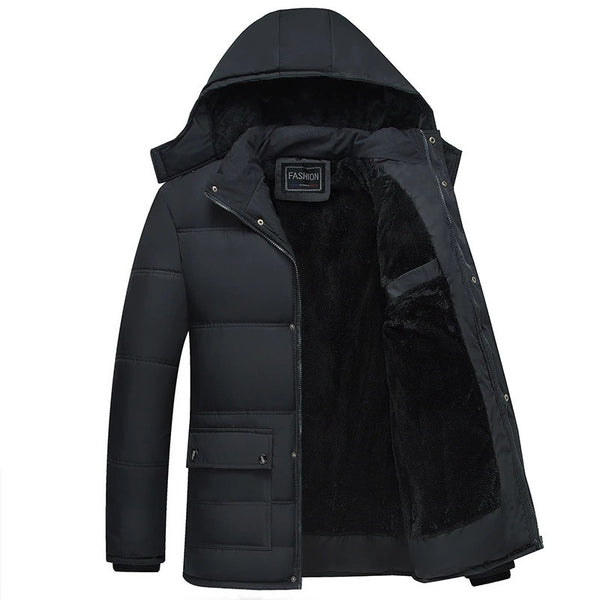 Chaqueta Acolchada de Algodón para Hombre Maduro