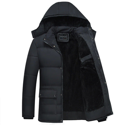 Chaqueta Acolchada de Algodón para Hombre Maduro