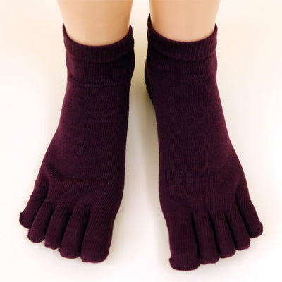 Calcetines Deportivos de Algodón con Dedos Separados Antideslizantes - Image 12